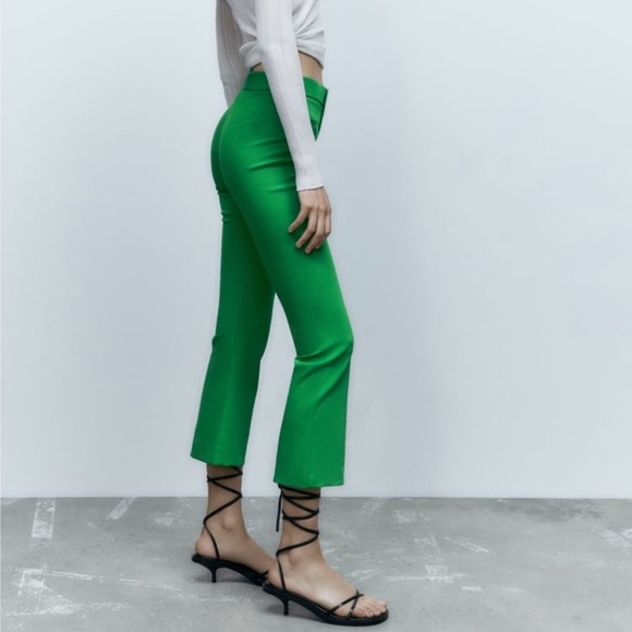 ZARA CAPRI PANTS - P8258 - Picture 9 of 12